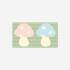 [유오코]미니메모지 [별 버섯]