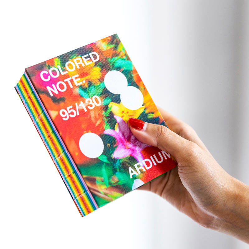 레인보우 컬러드 노트