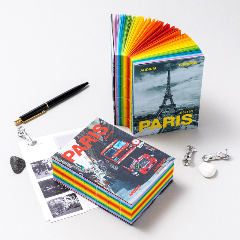 레인보우 컬러드 노트