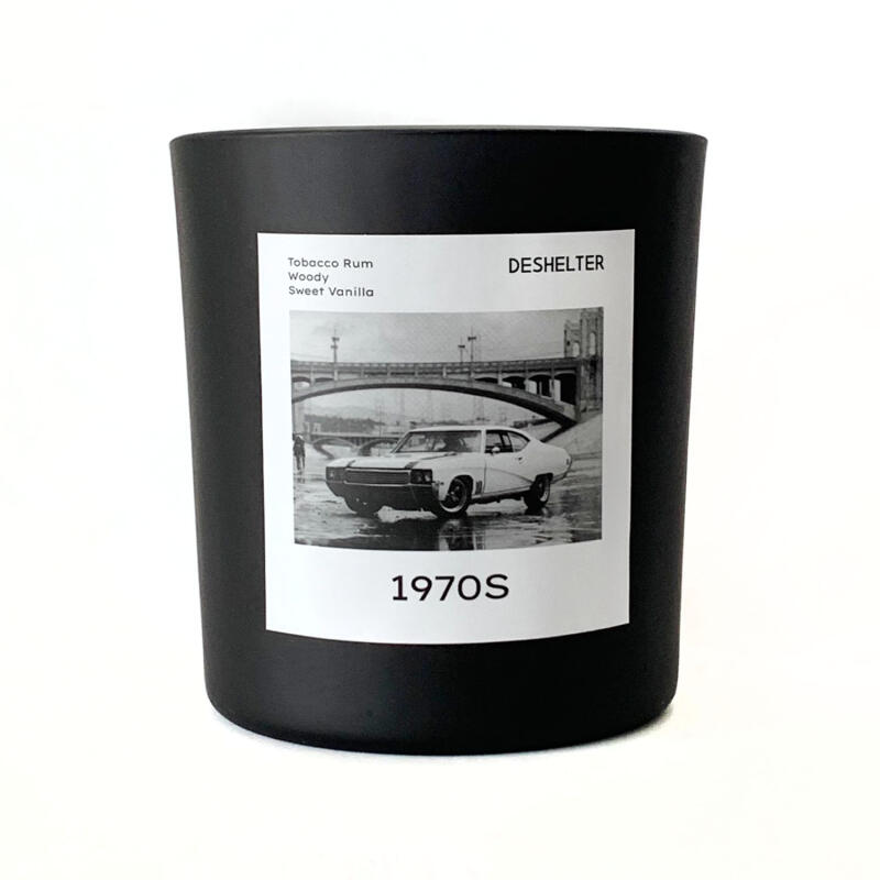 1970s 7oz 빈티지 우디 스파이시향 소이캔들