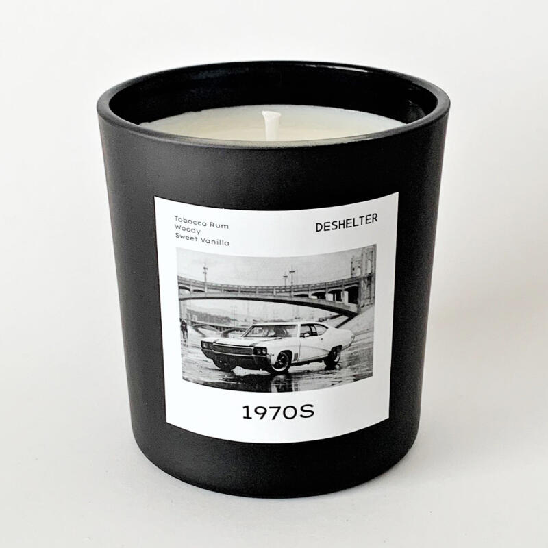 1970s 7oz 빈티지 우디 스파이시향 소이캔들