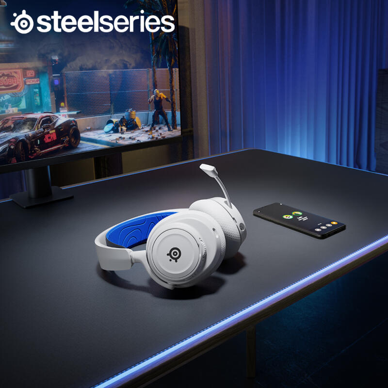 스틸시리즈 Arctis Nova 7P White 무선 게이밍 헤드셋 61561