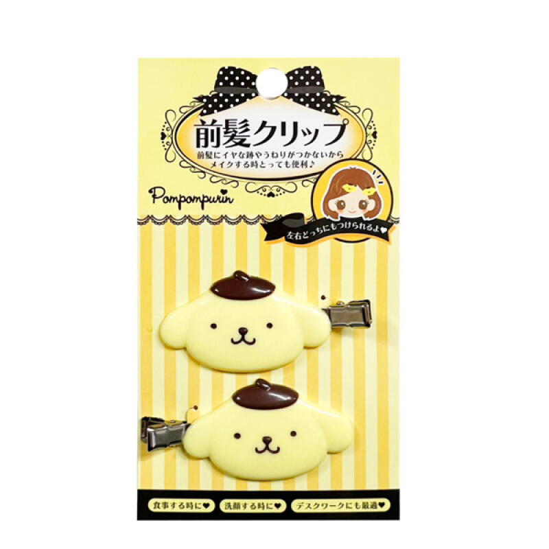 폼폼푸린 얼굴 머리핀 2P(H133811)