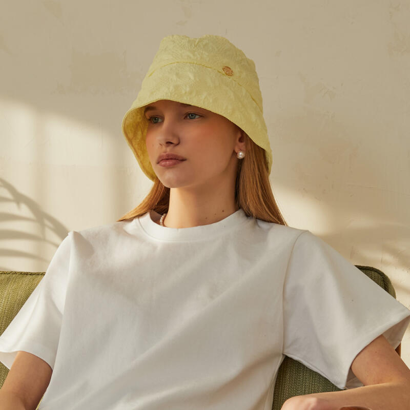 ANC OVERFIT BUCKET HAT_YELLOW