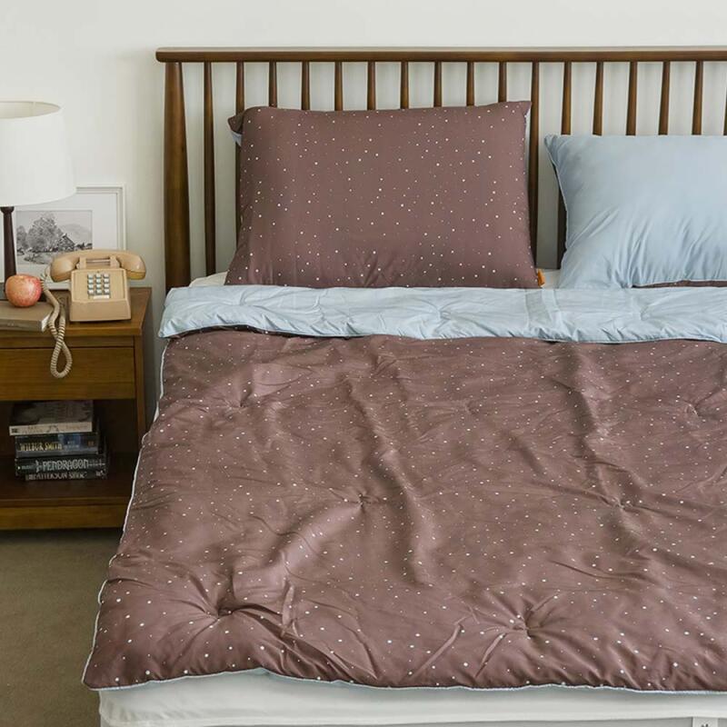 (11/10입고)슬립모먼트 밀키웨이도트 차렵이불 SS 단품