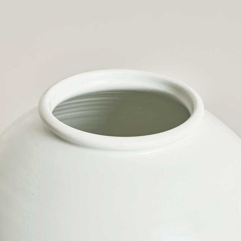 태광 박수재 작가 도자기 달항아리 2호 화병 23cm