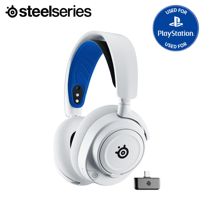 스틸시리즈 Arctis Nova 7P White 무선 게이밍 헤드셋 61561