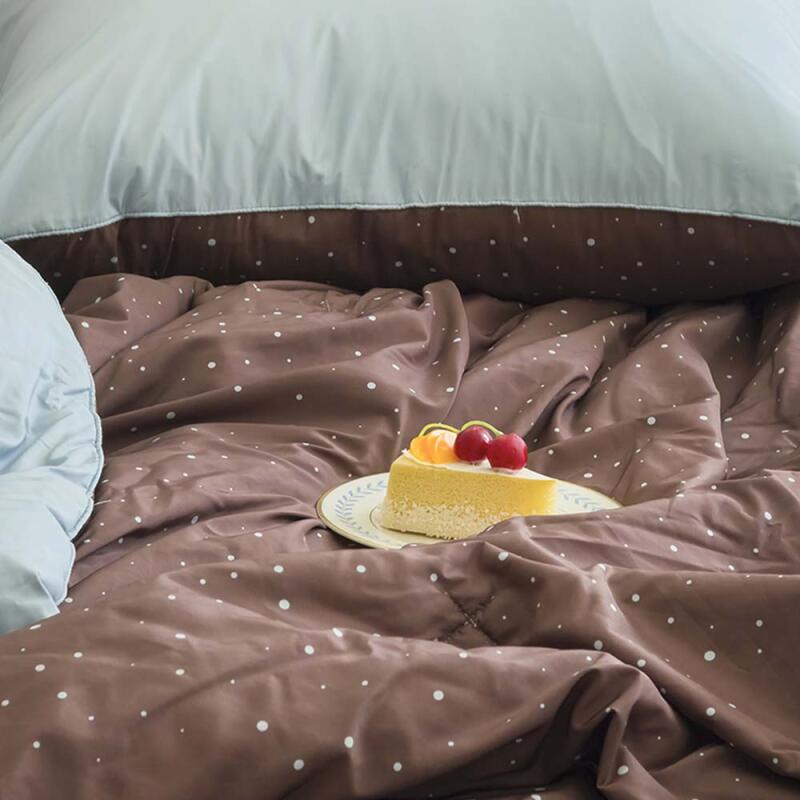 (11/10입고)슬립모먼트 밀키웨이도트 차렵이불 SS 단품