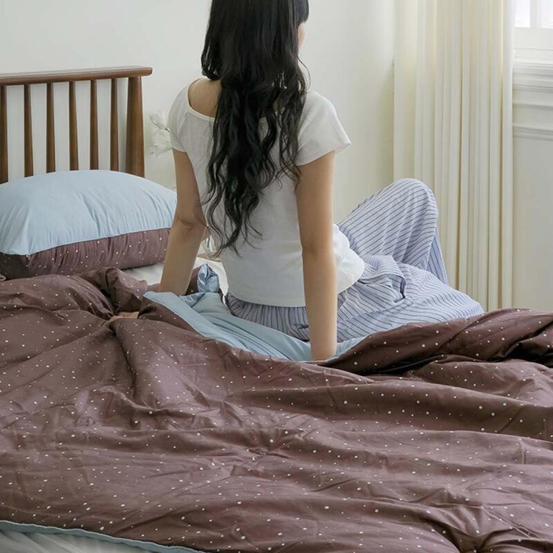 (11/10입고)슬립모먼트 밀키웨이도트 차렵이불 SS 단품