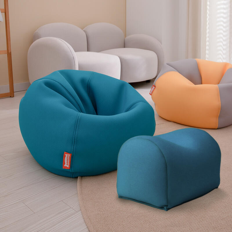 [빈백+풋스툴 세트] 소형 코쿤 C107 어린이빈백