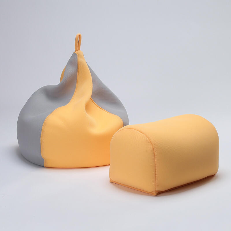 [빈백+풋스툴 세트] 소형 코쿤 C107 어린이빈백