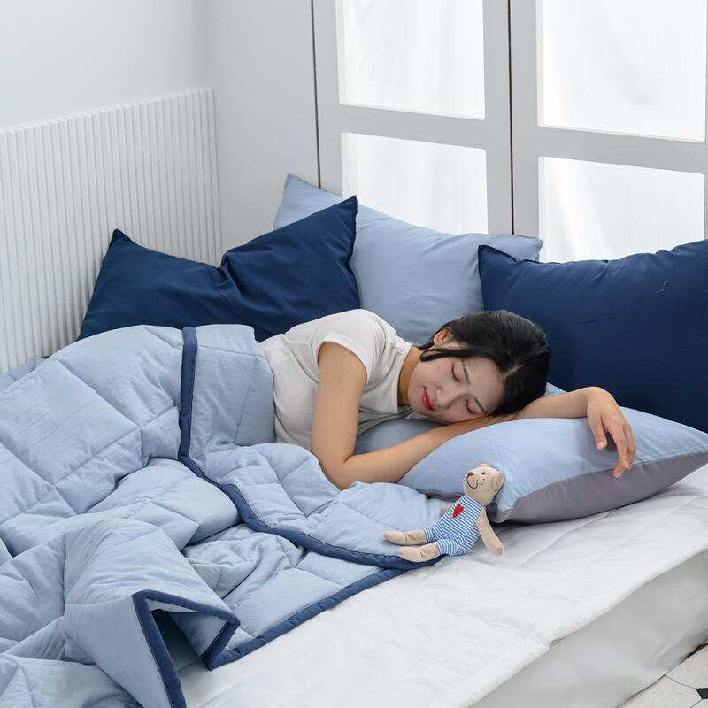 푸피 세미마이크로 워싱 간절기 이불세트 베개 Q