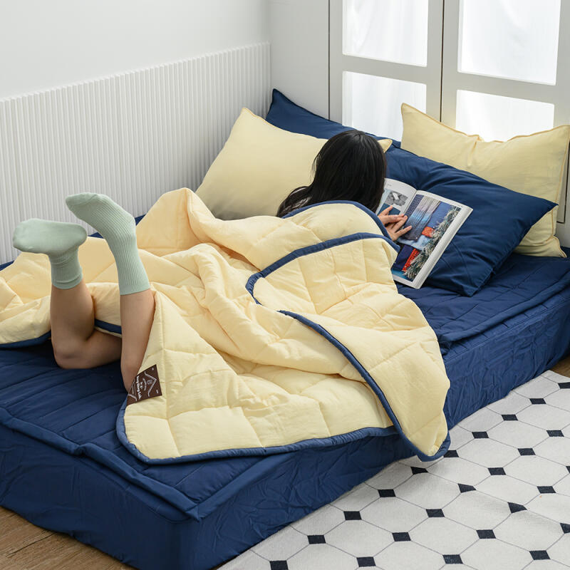 푸피 세미마이크로 워싱 간절기 이불세트 베개 Q