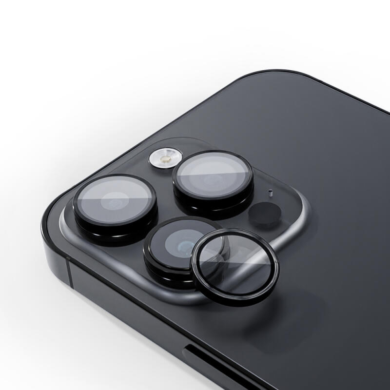 아이폰 카메라 렌즈 보호 강화유리 예시