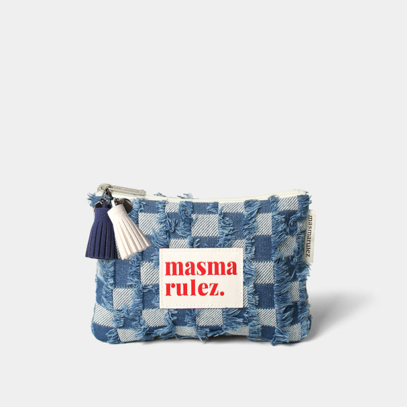 Basic pouch _ Rough Denim