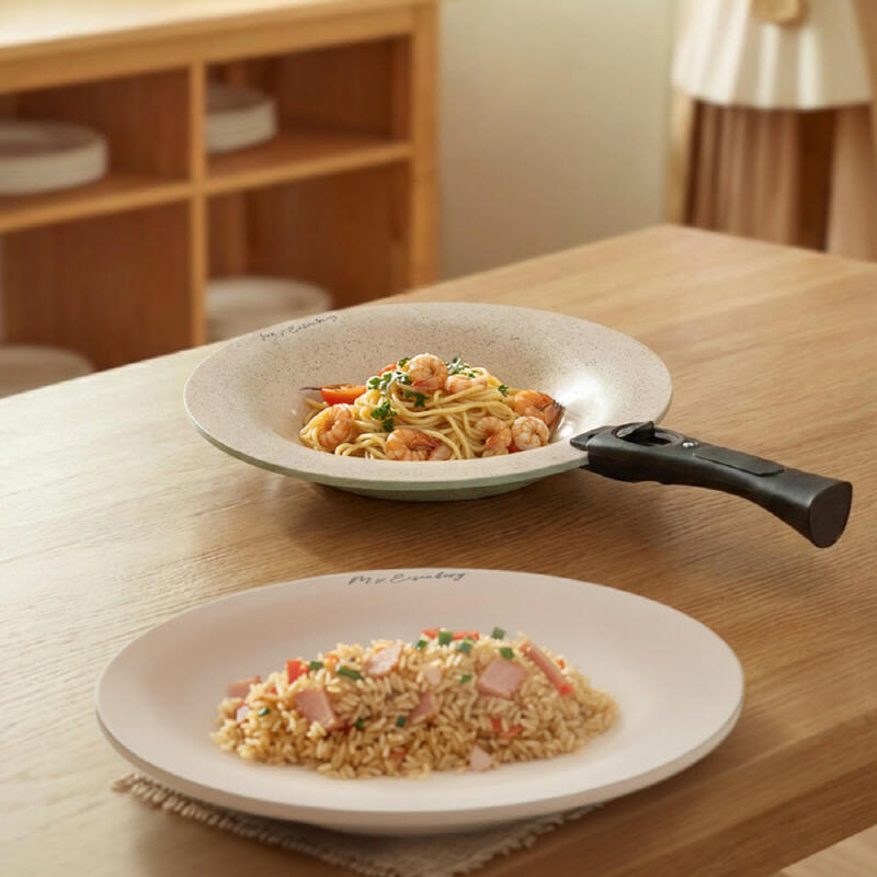 세라믹 플레이팅팬 깊은팬 28cm+탈착식핸들