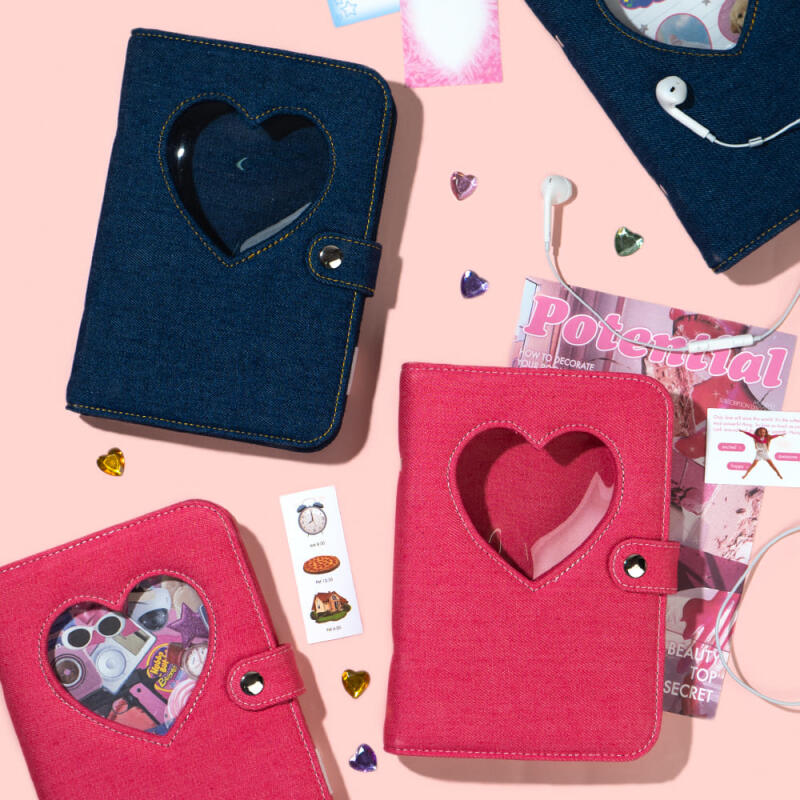 루카랩 포에버틴즈 AC 19R 6공 데님 다이어리 커버