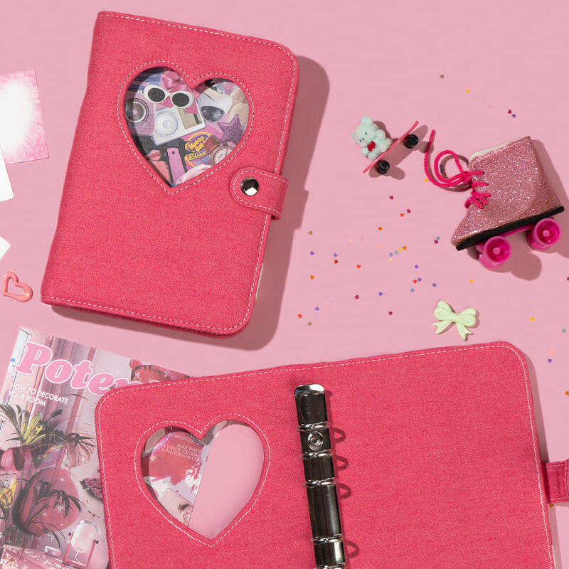 루카랩 포에버틴즈 AC 19R 6공 데님 다이어리 커버