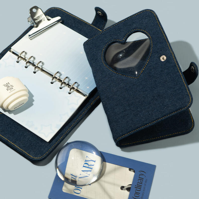 루카랩 포에버틴즈 AC 19R 6공 데님 다이어리 커버