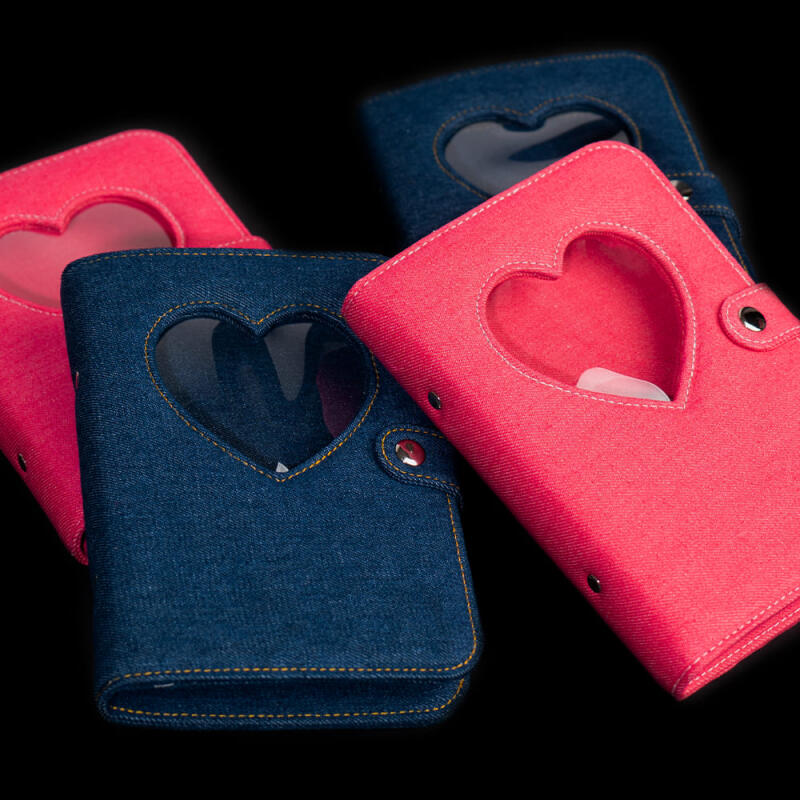 루카랩 포에버틴즈 AC 19R 6공 데님 다이어리 커버