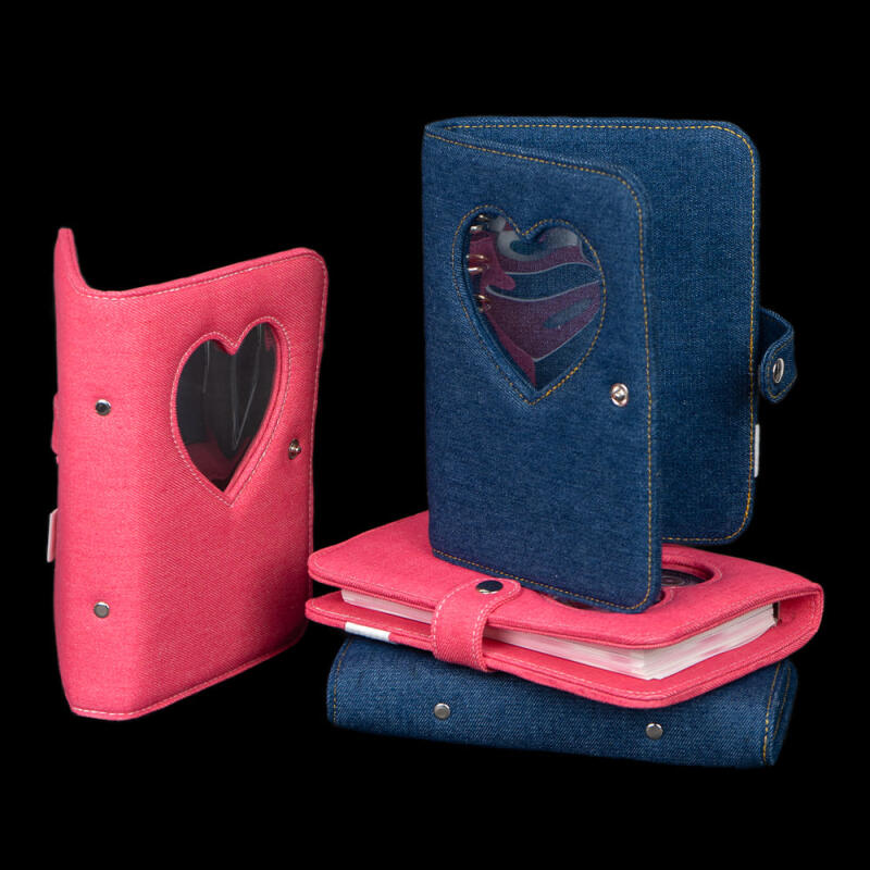 루카랩 포에버틴즈 AC 19R 6공 데님 다이어리 커버