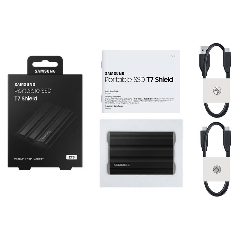 삼성전자 포터블 T7 Shield 외장SSD 2TB MU-PE2T0/WW