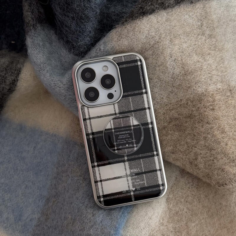 vintage check scarf [실버 맥세이프 범퍼케이스]