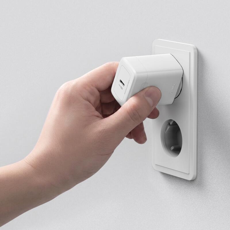 USB PD 45W PPS GaN 접지 초고속 충전기 GB451 화이트