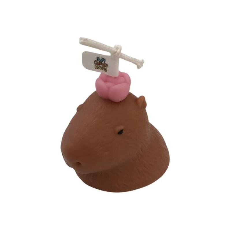 꽃피바라 (Flower Capybara Candle)