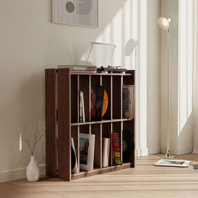 원목 수납장 LP 정리 북선반 서재 책꽂이 선반장