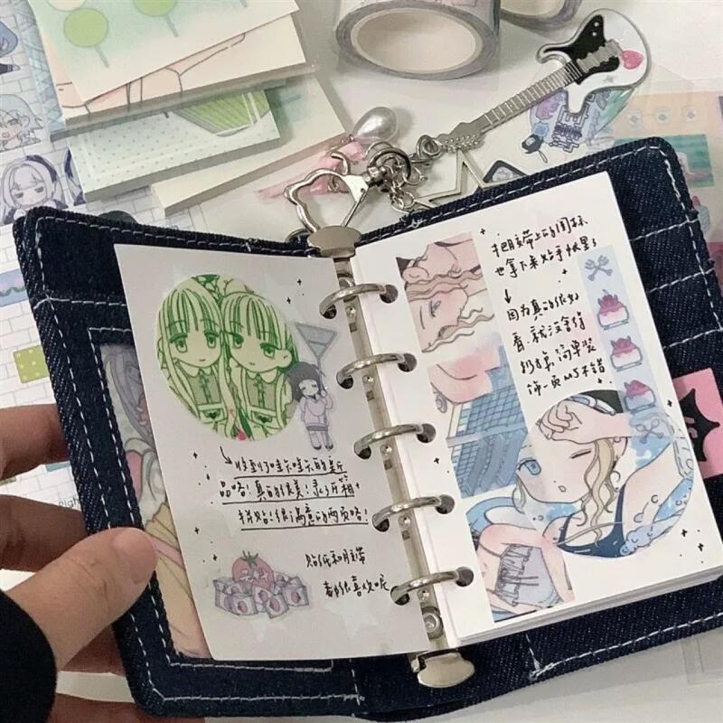 데님 다이어리 5공 다이어리 플래너 바인더 일기장