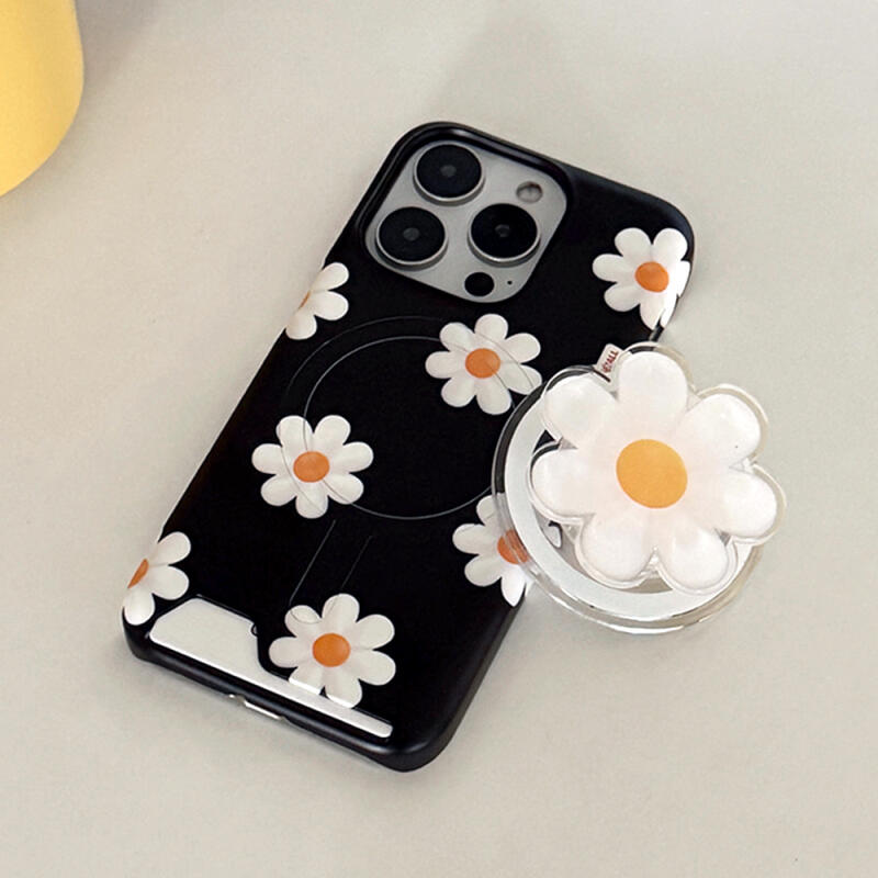 marguerite flower pattern [맥세이프 카드수납 폰케이스]