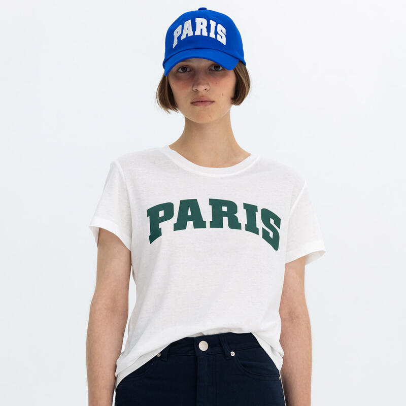 [23SS][벤시몽] PARIS BIG LOGO BALL CAP - BLUE