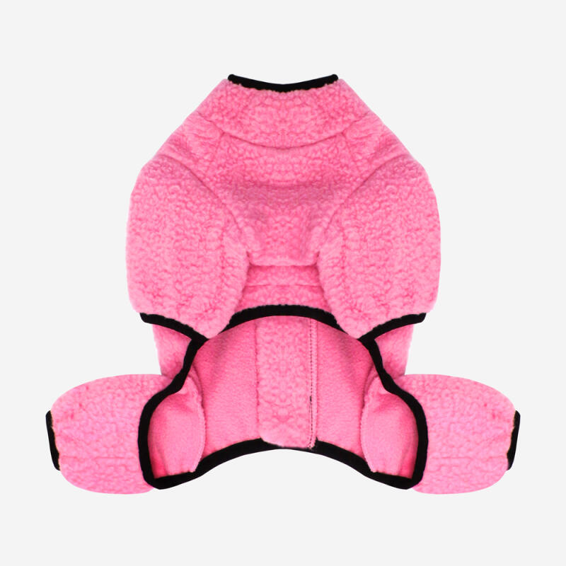 POOM | COLOR FLEECE ZIPUP-PINK(플리스올인원)