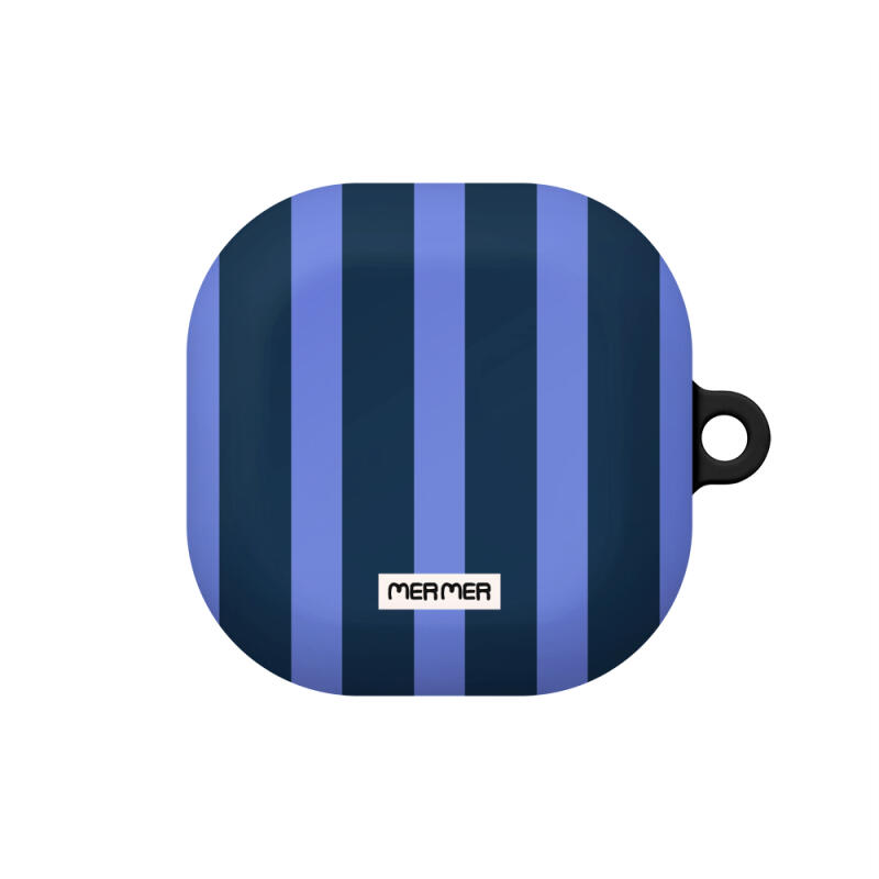 스트라이프 심플 로고-네이비(버즈-하드)