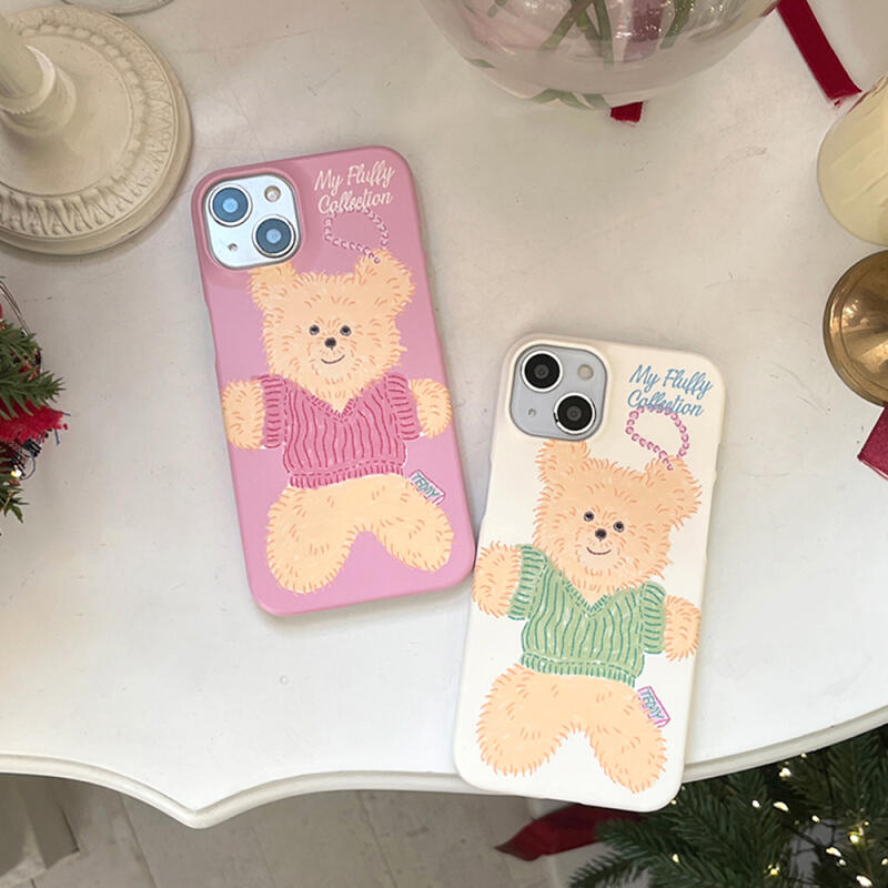 big knit bear 디자인 [하드 폰케이스]