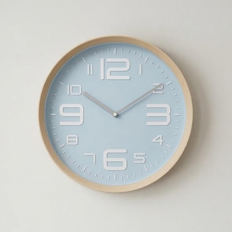 스카이 우드 북유럽 인테리어 벽시계 거실 사무실