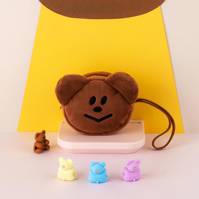 POOM | 모모씨 베어 토이 파우치 4 color