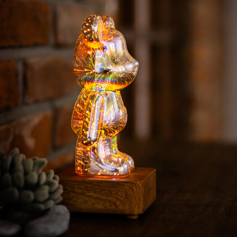 레토 3D 무드등 곰돌이 불꽃놀이 LED 조명 집들이선물