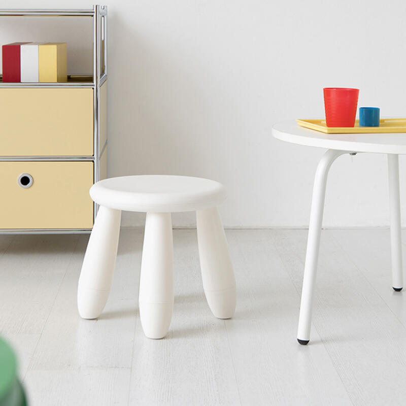 원형스툴 미니 화장대의자 보조 간이 의자