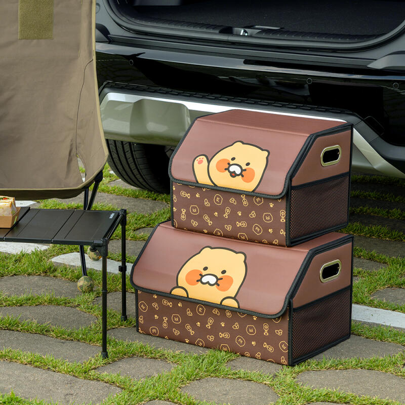 춘식이 대형 클리어 차량용 트렁크 보관함