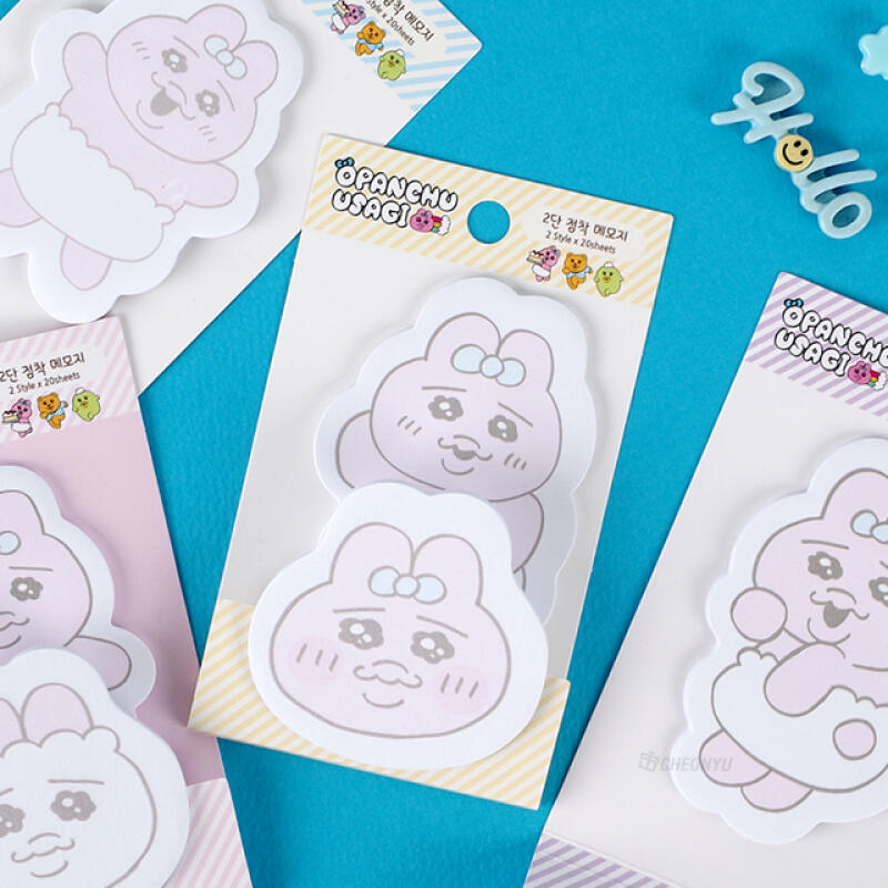 POOM | [빤쮸토끼] 빤쮸토끼 2단 점착메모지 (랜덤발송)