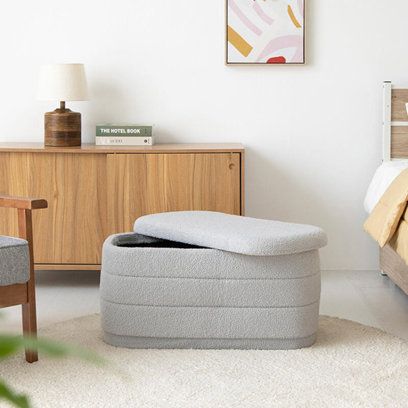 부클레 수납스툴 화장대 의자 간이 스툴 디자인체어