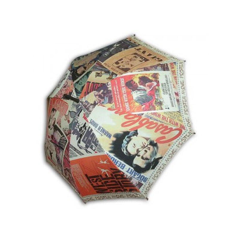 올드무비포스터 자동우산