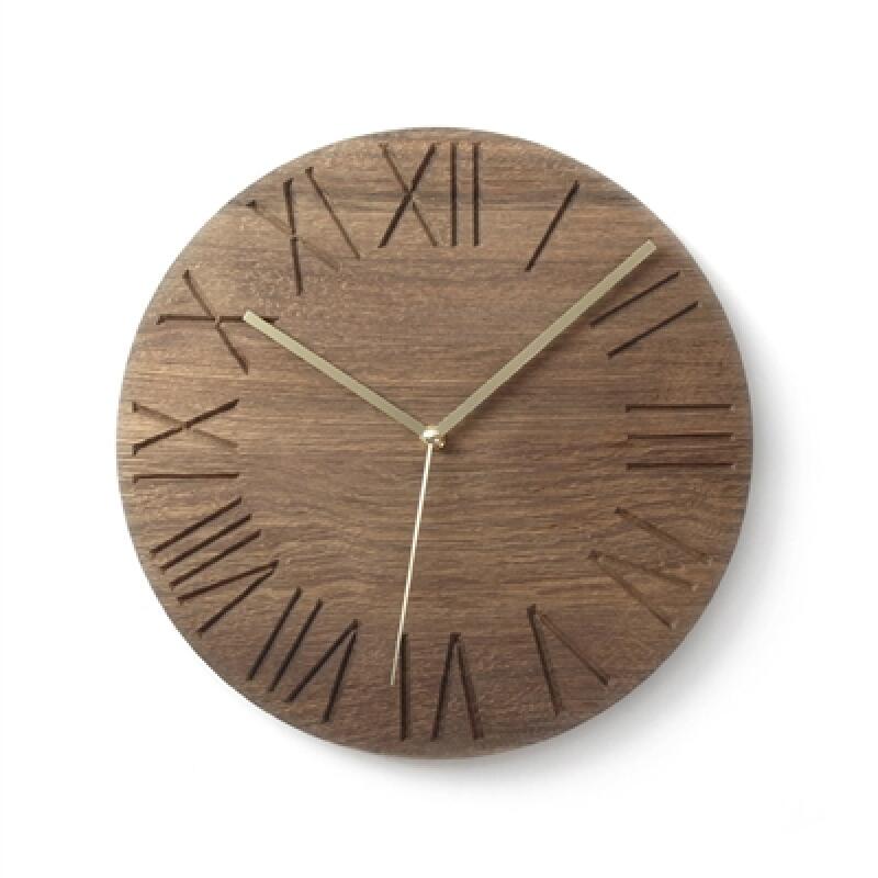 월넛로잔벽시계