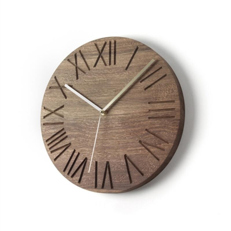 월넛로잔벽시계