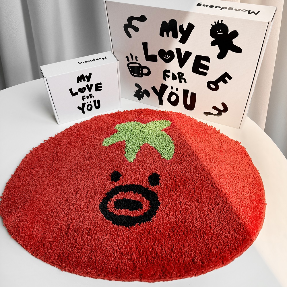 Mustache Rug POOM | Mustache Red Tomathew Rug 웅이 토매튜 러그