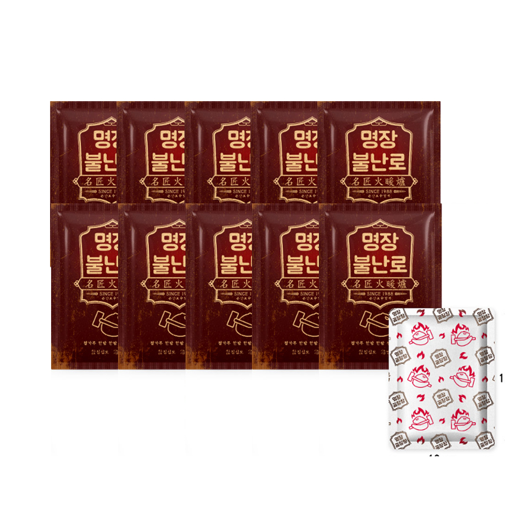 POOM | 오래가는 명장불난로 일반형 80g 10개 오래가는 명장불난로 일반형 80g 10개