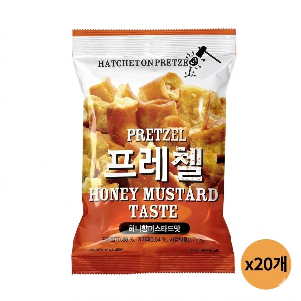 아트박스/모어바이 프레첼 허니머스타드 85g x 20개 / 프레젤 맥주안주