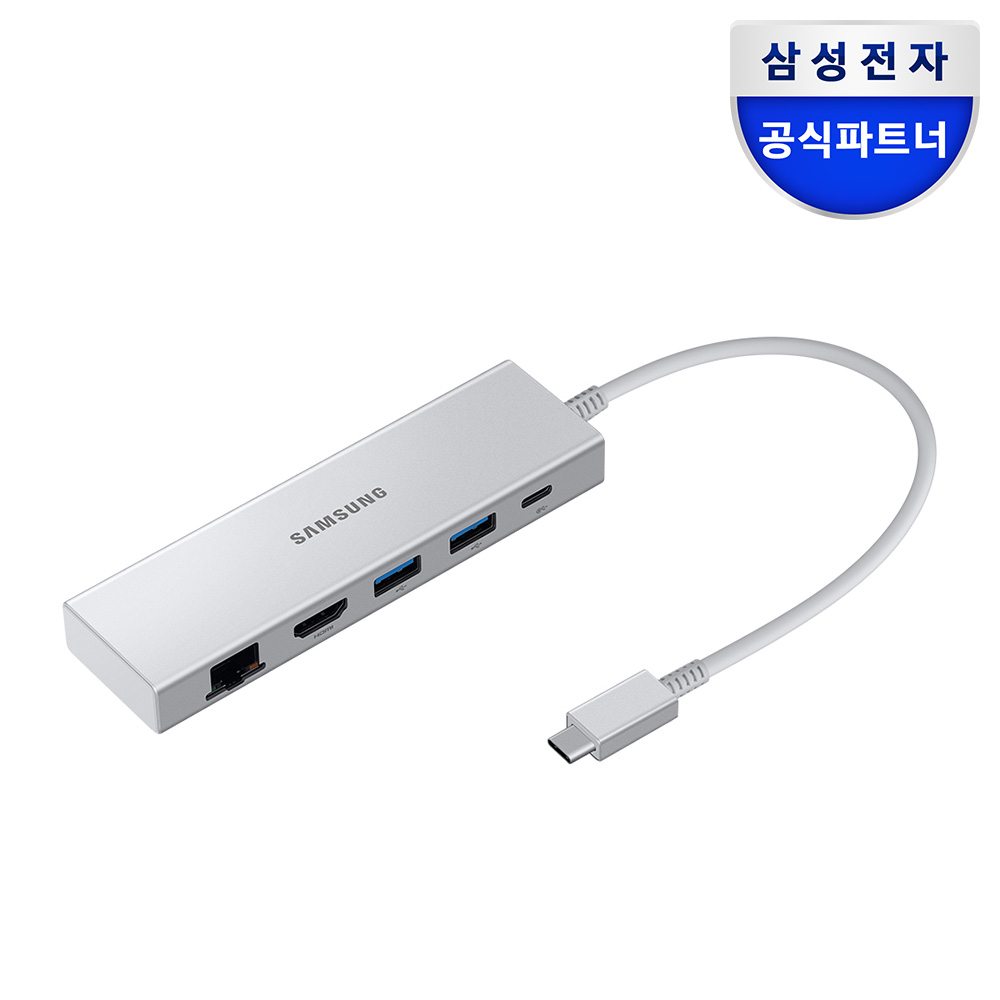 삼성전자 아트박스/삼성전자 삼성 멀티포트 어댑터 USB허브 C타입 LAN HDMI / EE-P5400